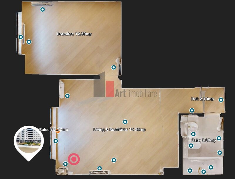 Pipera Apartament 2 camere finisat lux - Cortina North Comision 0